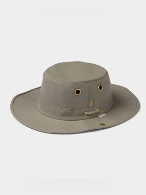 TILLEY T3 SNAP UP BRIM Size 7 1/4 Taupe Unisex Outdoor Hat